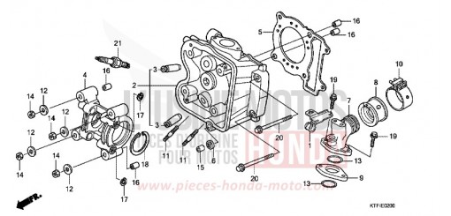 CULASSE SH125A de 2010